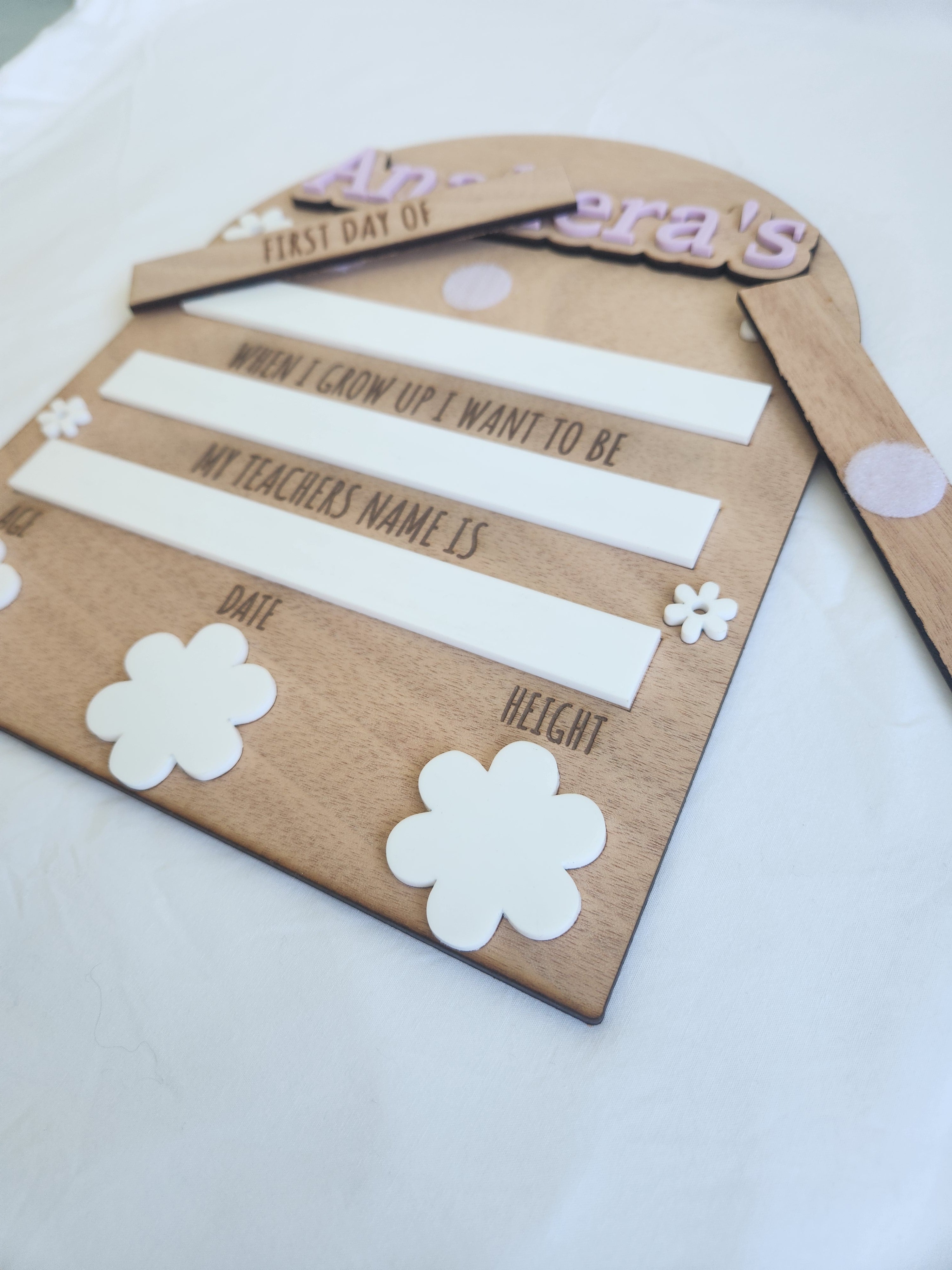 First Day/Last Day of School Board