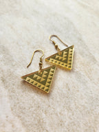 Med Triangle Mirror - Gold