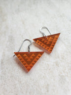 Med Triangle Mirror - Burnt Orange