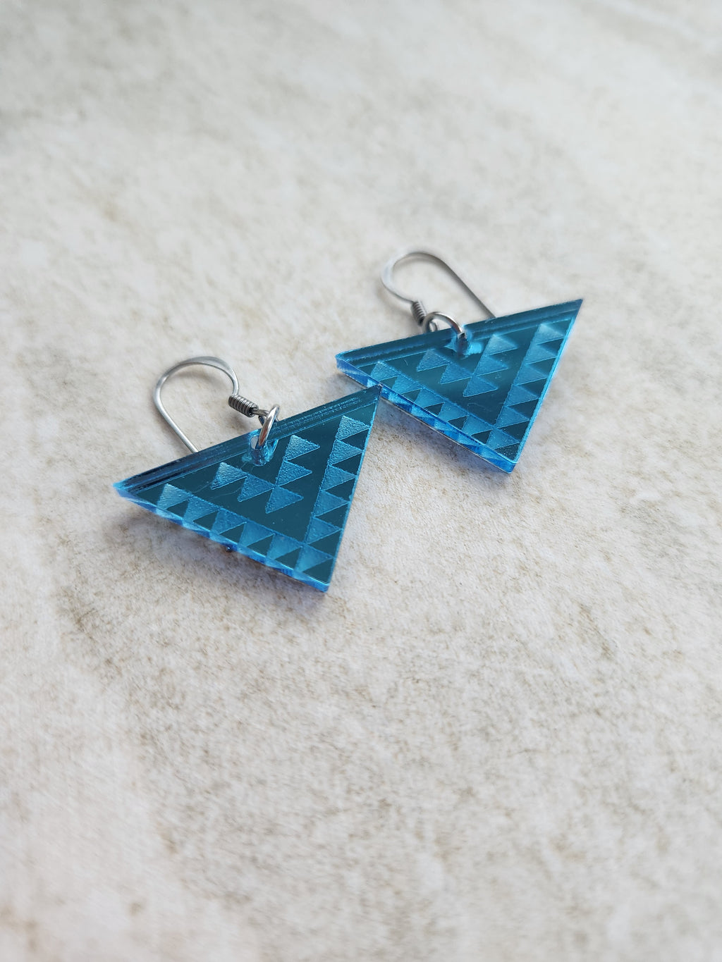 Med Triangle Mirror - Blue