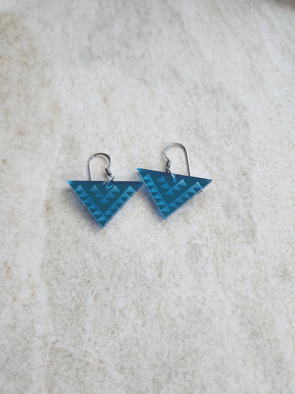 Med Triangle Mirror - Blue