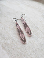 Long Tear Drop Mirror - Rose Gold