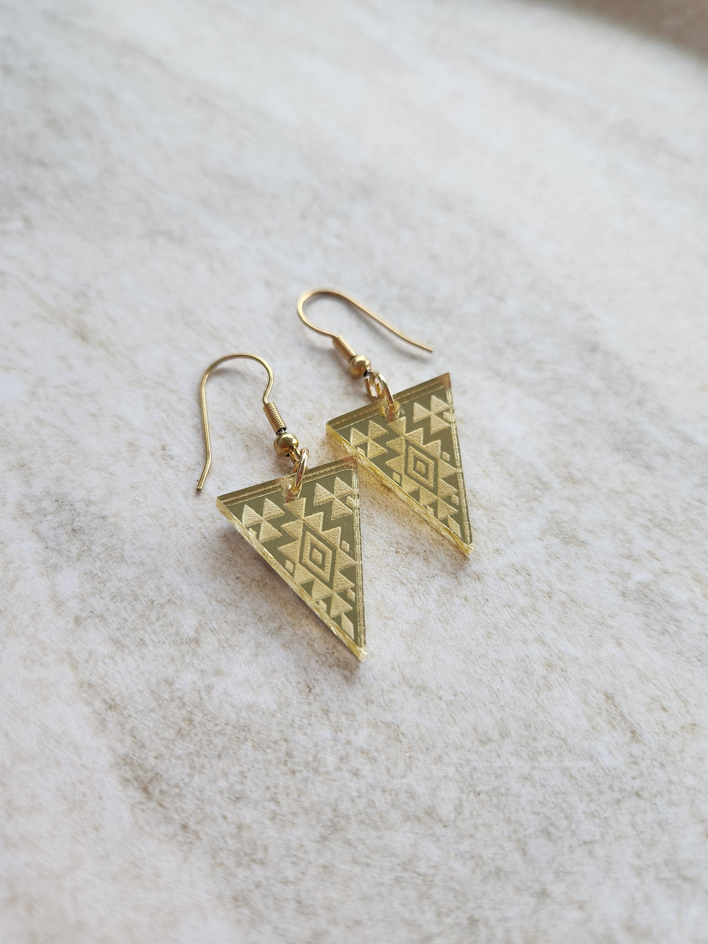 Small Triangle Mirror - Gold Style 1