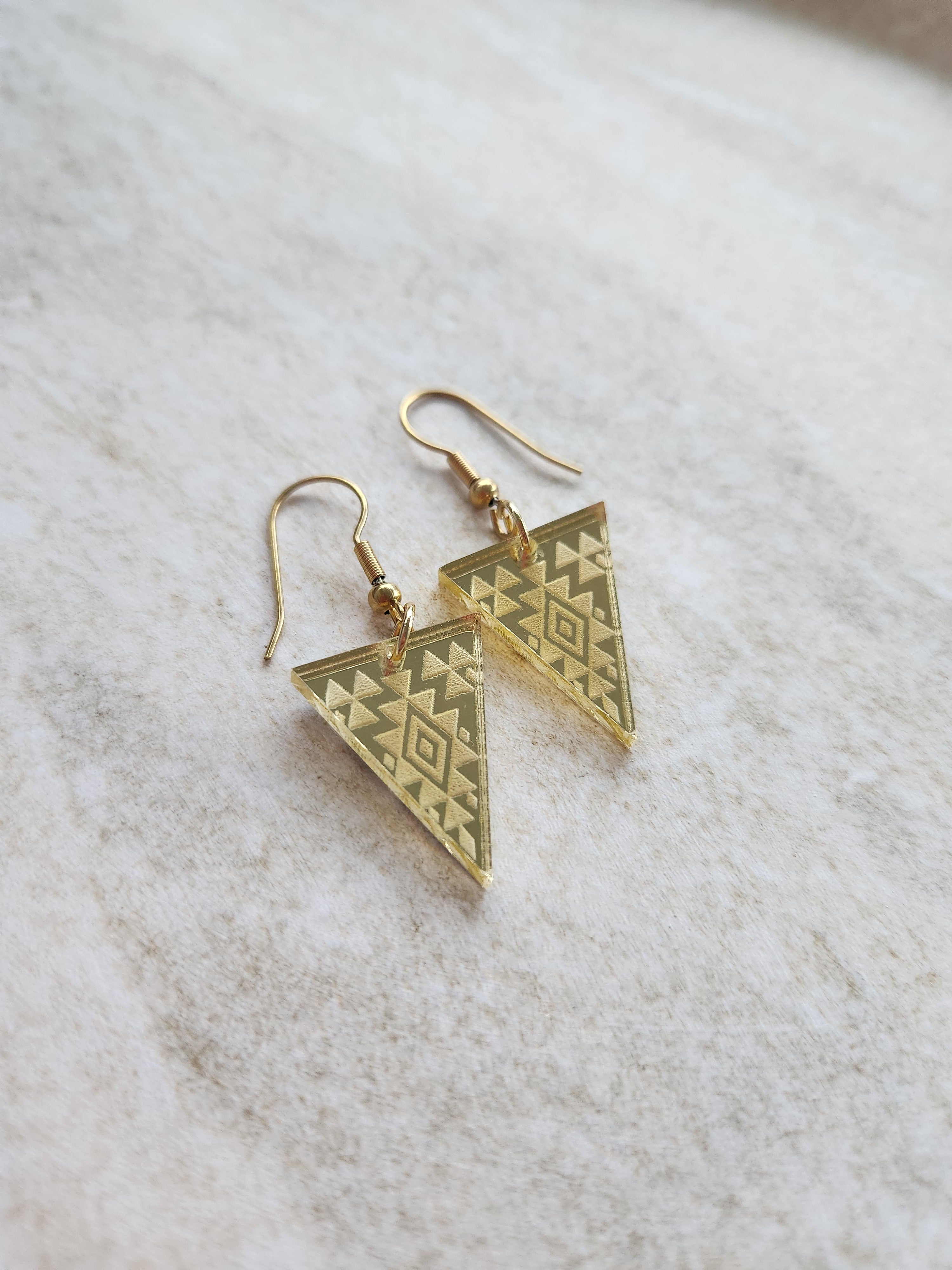 Small Triangle Mirror - Gold Style 1