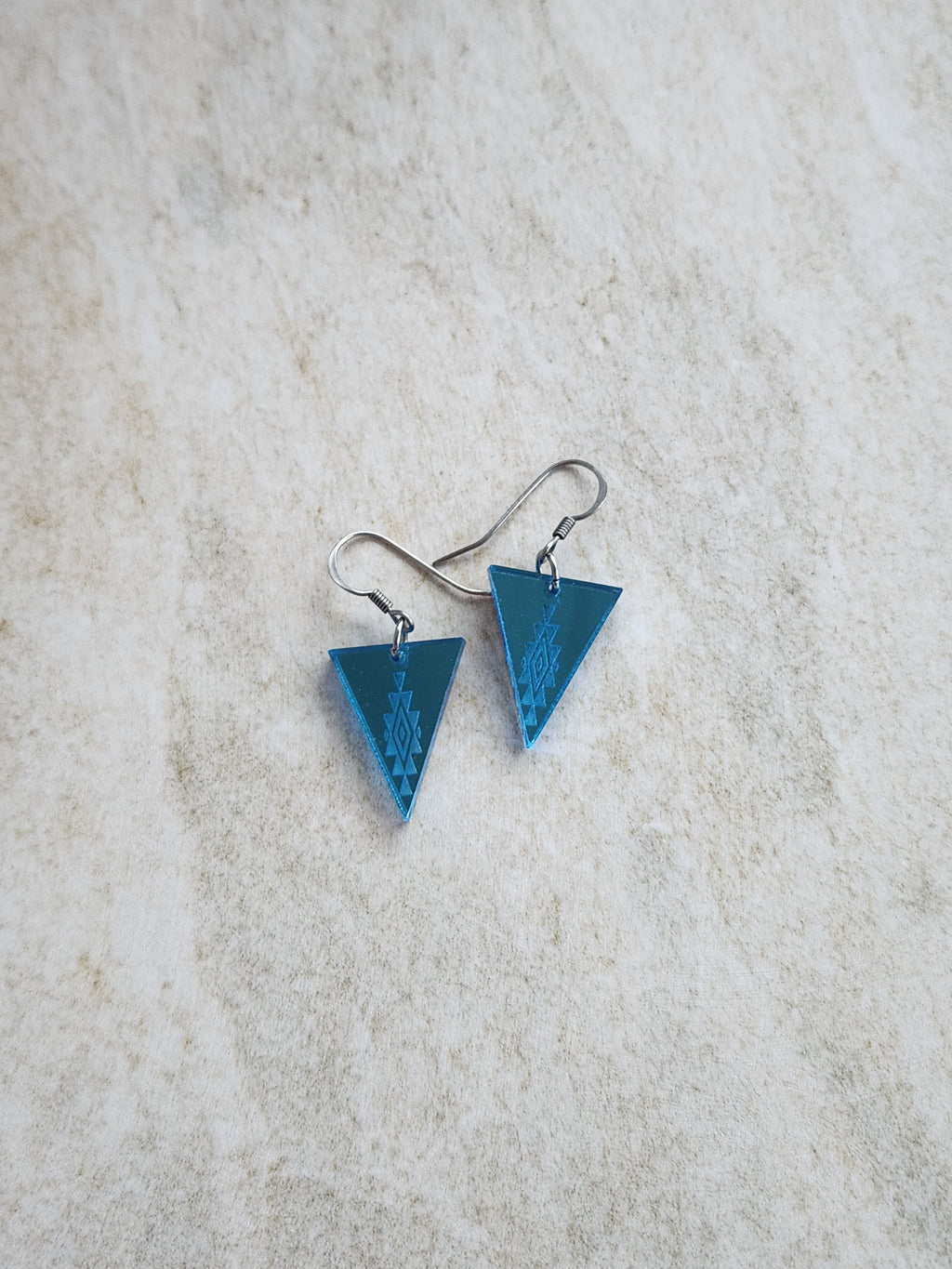 Small Triangle Mirror - Blue Style 2
