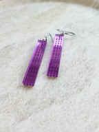 Long Rectangle Drop Mirror (Dot's) - Purple