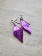 Long Diamond Mirror - Purple