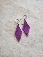 Long Diamond Mirror - Purple