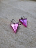 Small Triangle Mirror - Pink Style 2