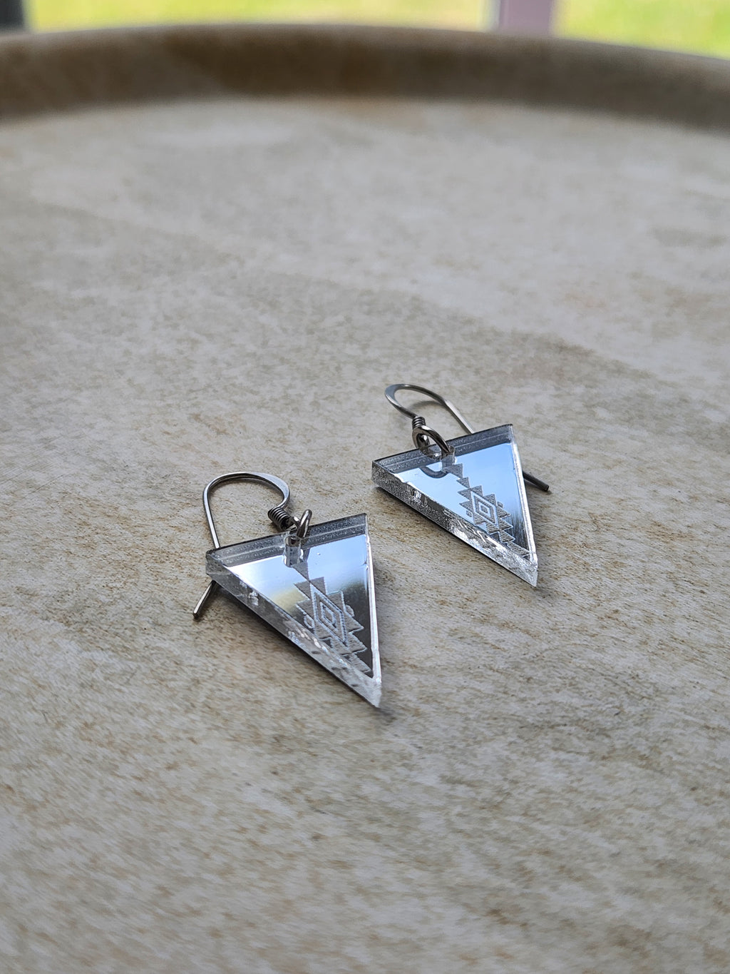 Small Triangle Mirror - Silver Style 2