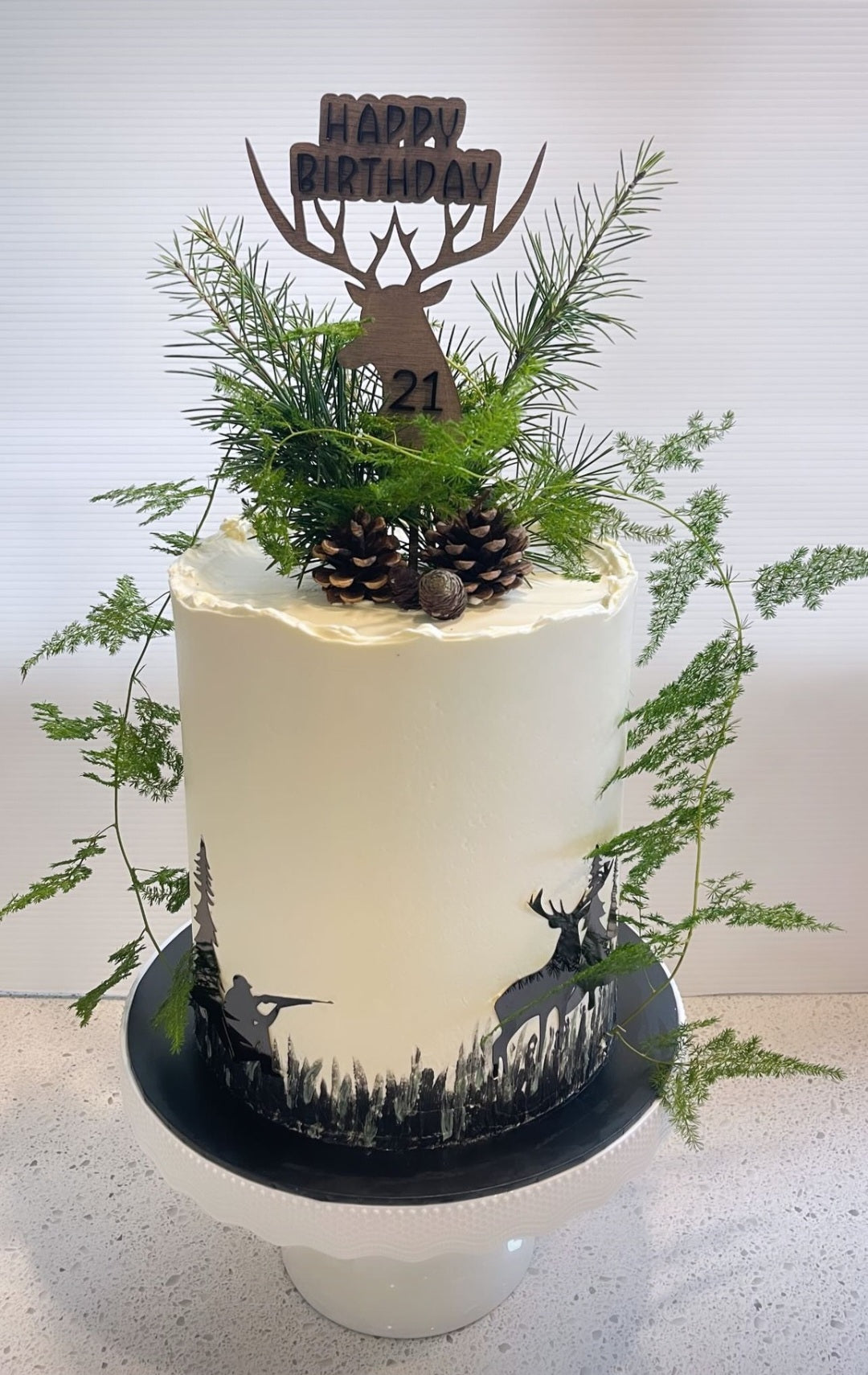 Deer Head Cake Topper
